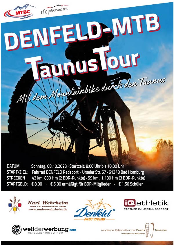 Flyer CTF Denfeld-MTB TaunusTour