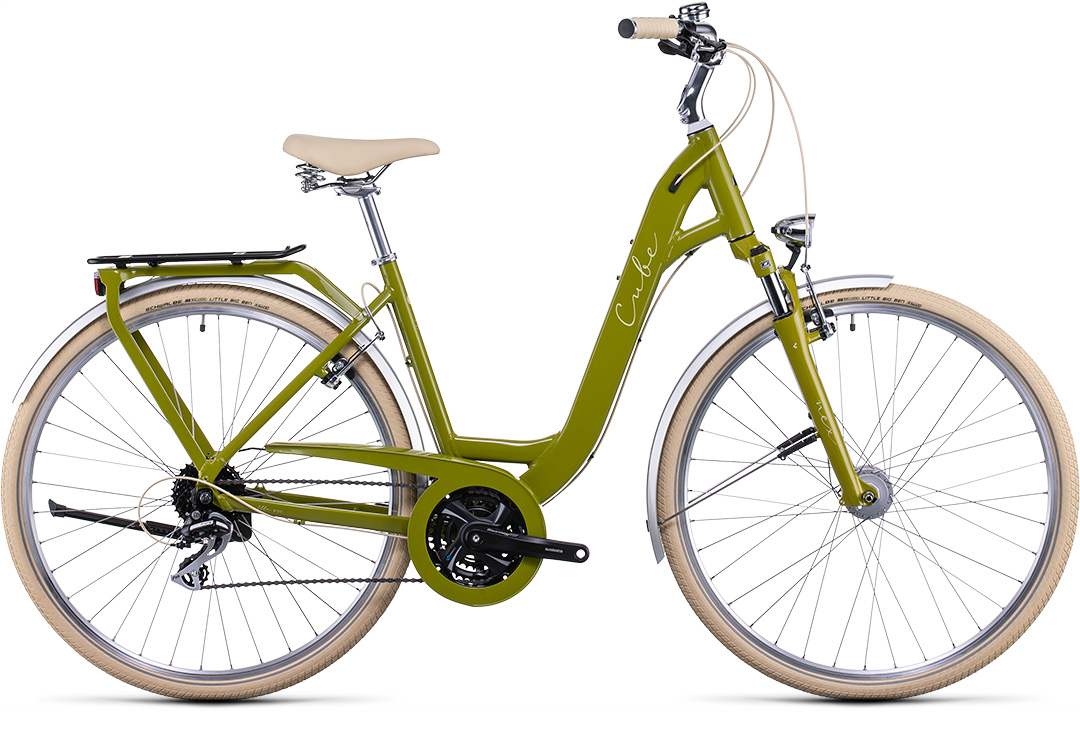 Cube Ella Ride Tiefeinsteiger avocado´n´cream 