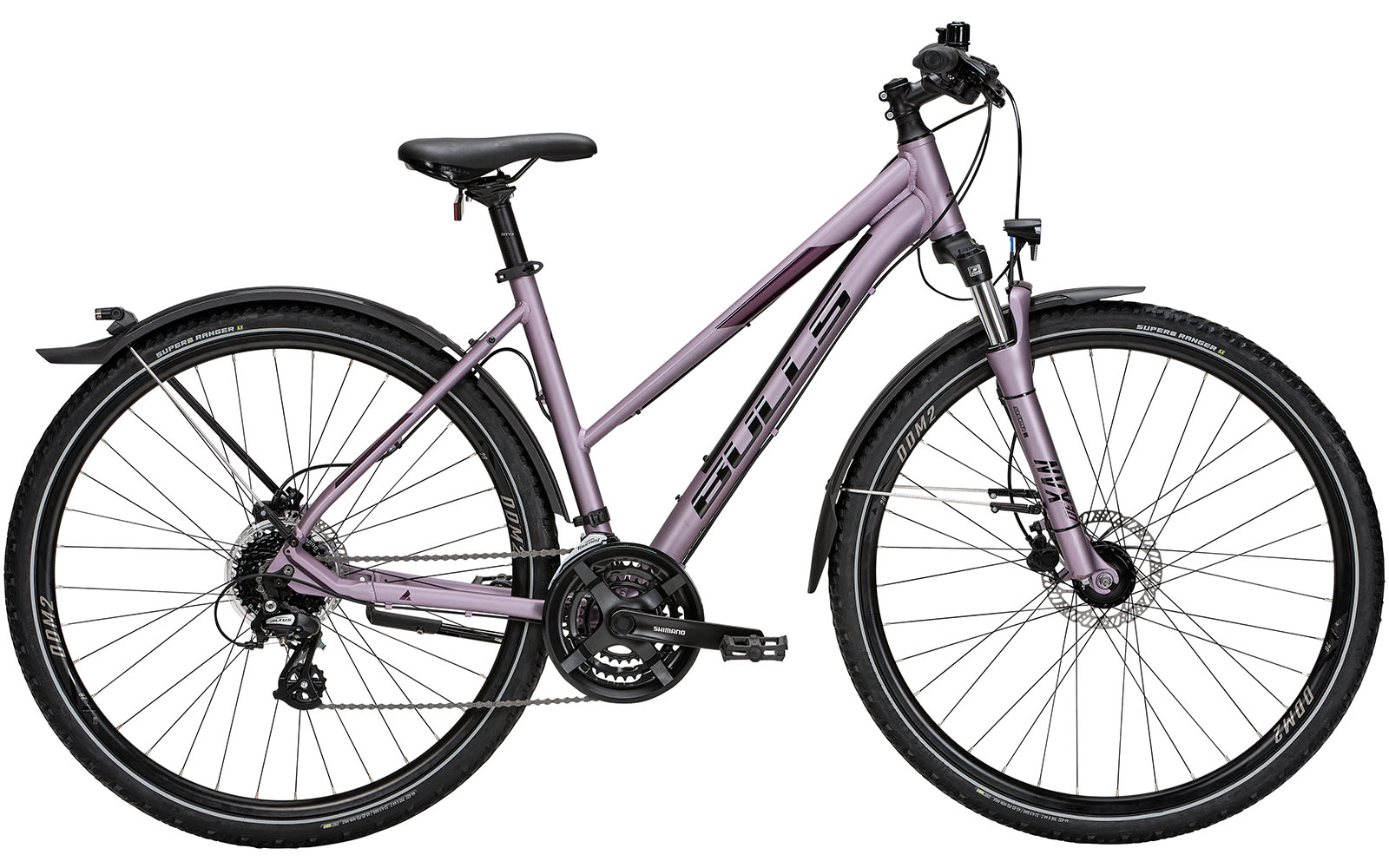 BULLS Cross Bike Street Trapez lavender forg matt