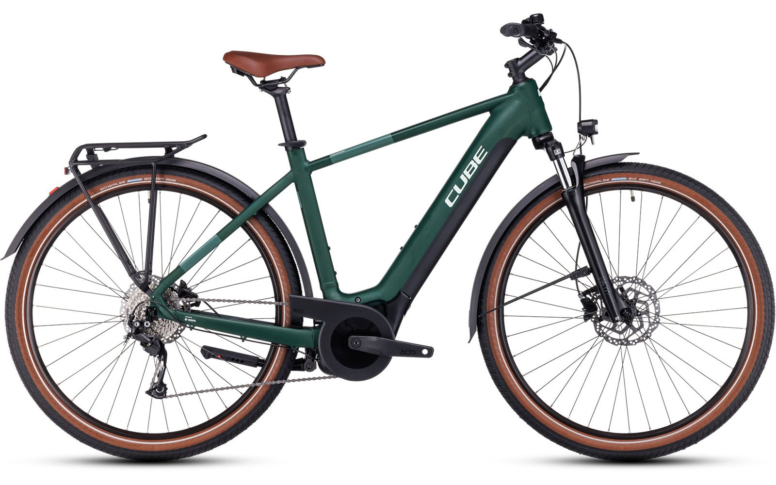 Cube Touring Hybrid ONE 625 darkgreen´n´green