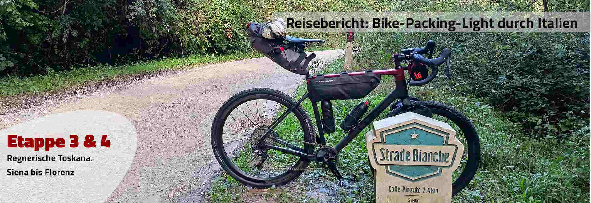 Bikepacking light durch Italien - Gravelgenuss in der Toskana (Teil 2)