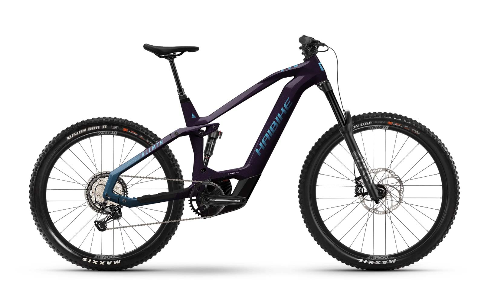 Haibike AllMtn CF 11 750Wh gloss fade purple/blue chrome 