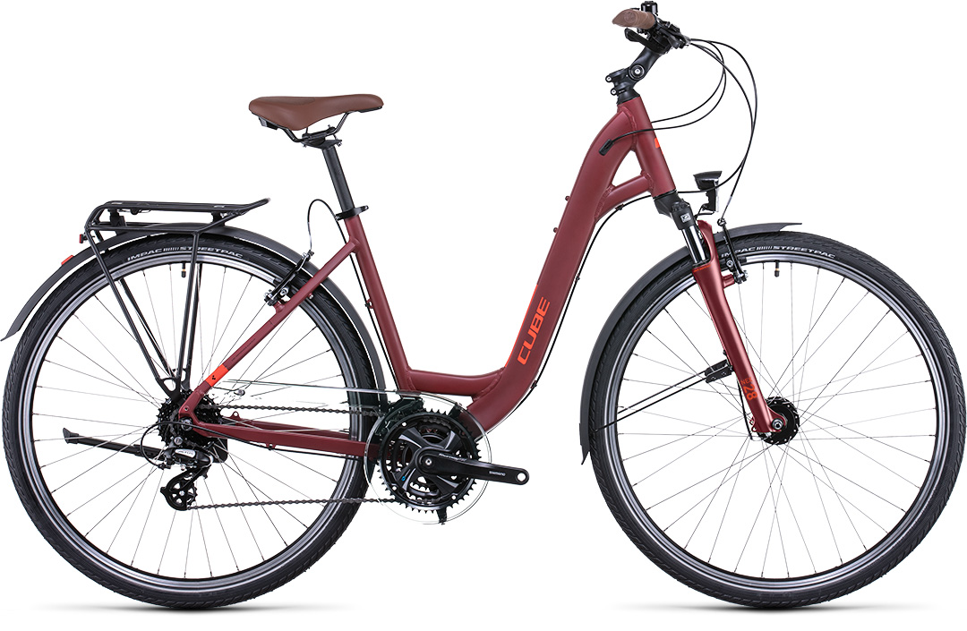 Cube Touring Tiefeinsteiger darkred´n´red 