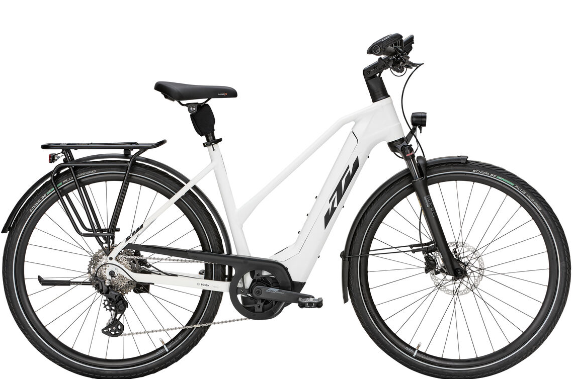 KTM Cento 10 Plus Trapez 750Wh white matt (black+red)