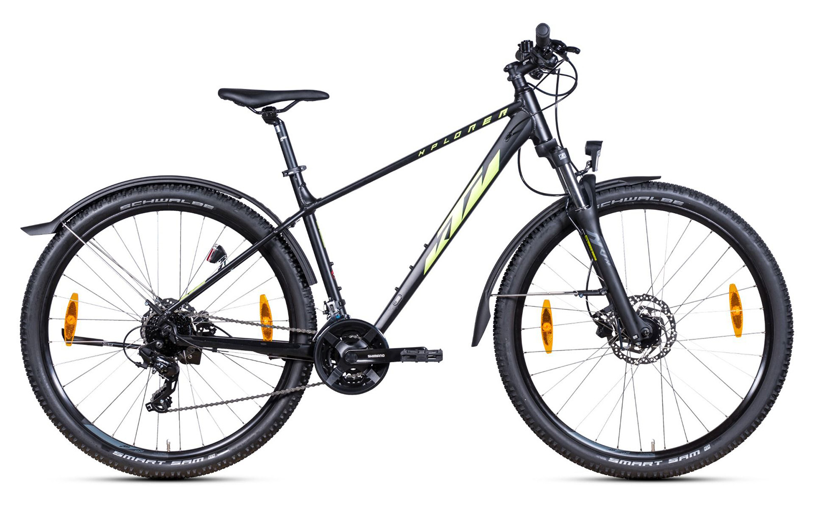 KTM Xplorer Street 27 black matt (green lime)