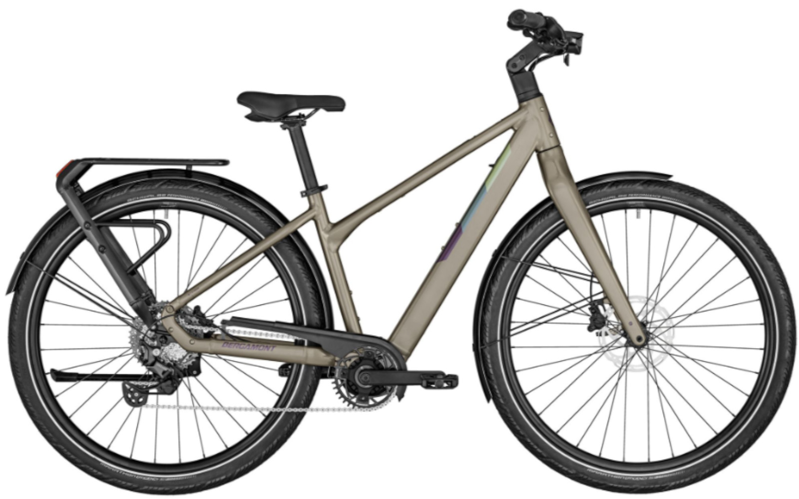 Bergamont E-Vitess Sport Lady 360Wh Trapez shiny taupe brown