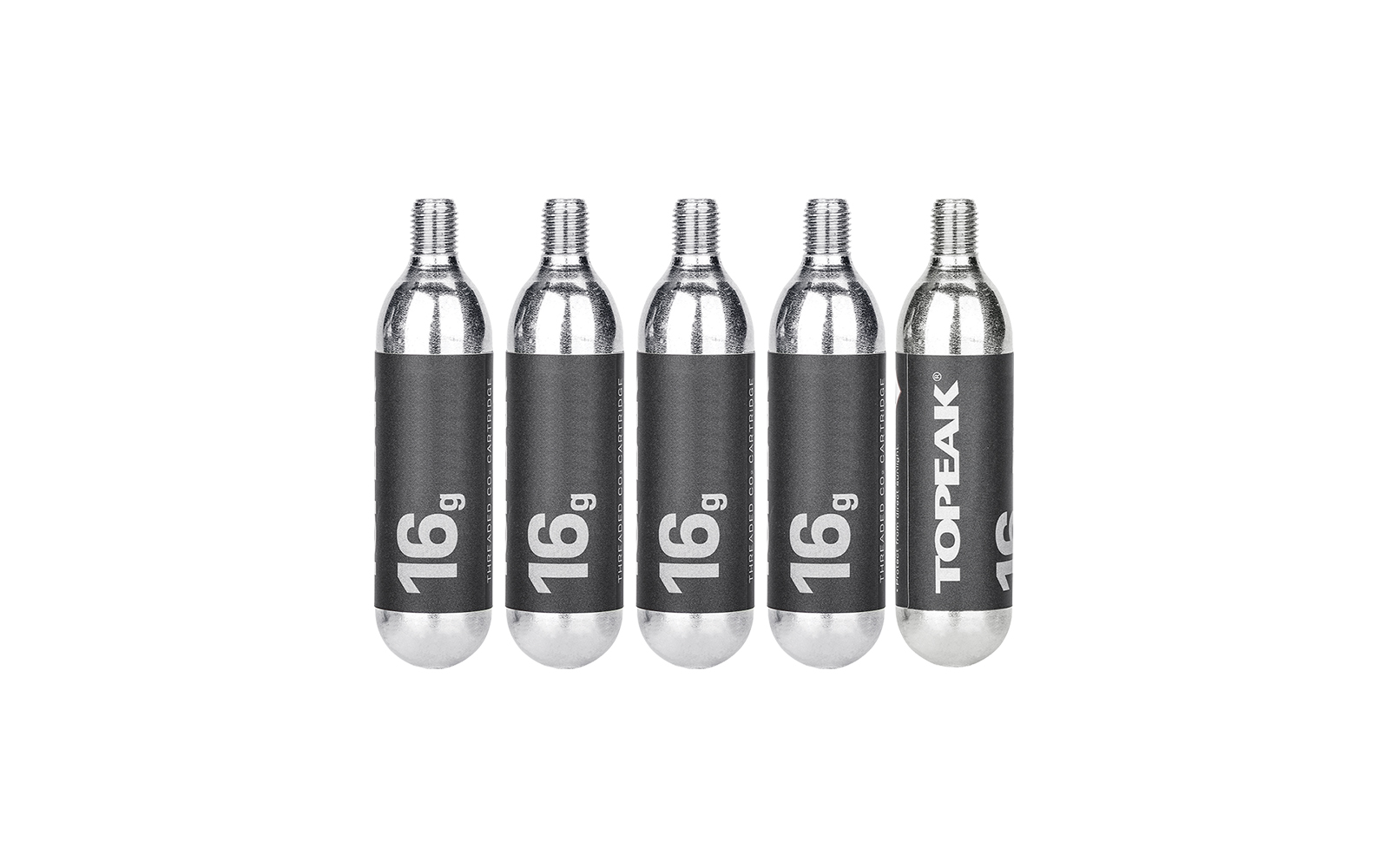 Topeak 16g CO₂ Kartuschen (5er Set)