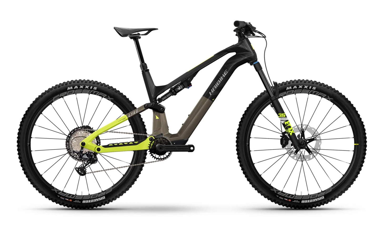 Haibike Lyke CF 11 430Wh gloss carbon/sand/lime - gloss