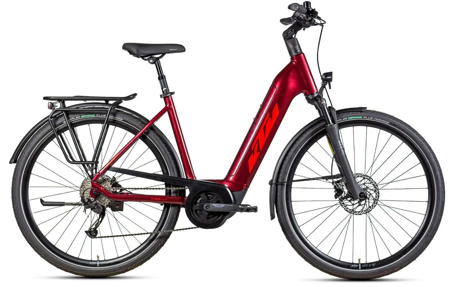 KTM Macina Silence 500Wh dark red Deep