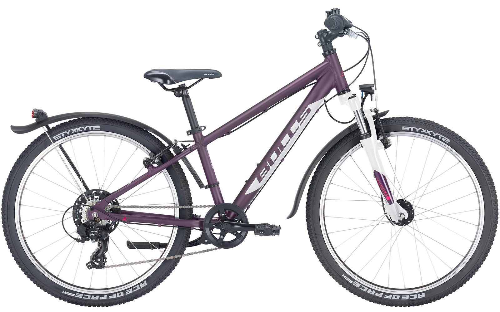 BULLS Tokee Street 24 7-spd outer dark purple matt