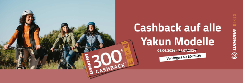 Winora Yakun Cashback Aktion